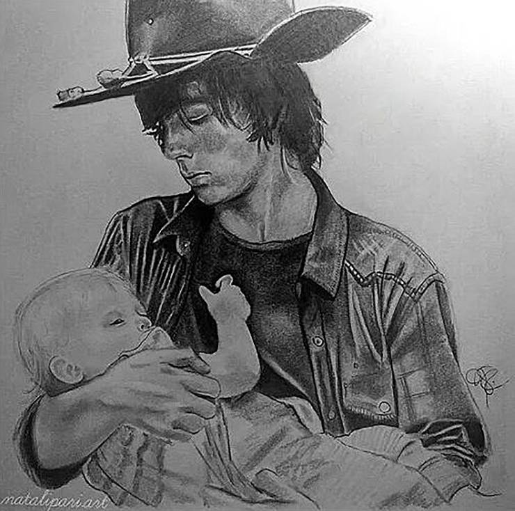 The Walking Dead These Pieces Carl and Judith Fan Art Will Give You All The Feels The Walking Dead These Pieces Carl and Judith Fan Art Will Give You All The Feels